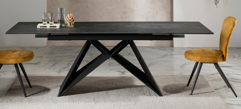 mesa comedor, tapa ceramica, mesa extensible, mesa moderna