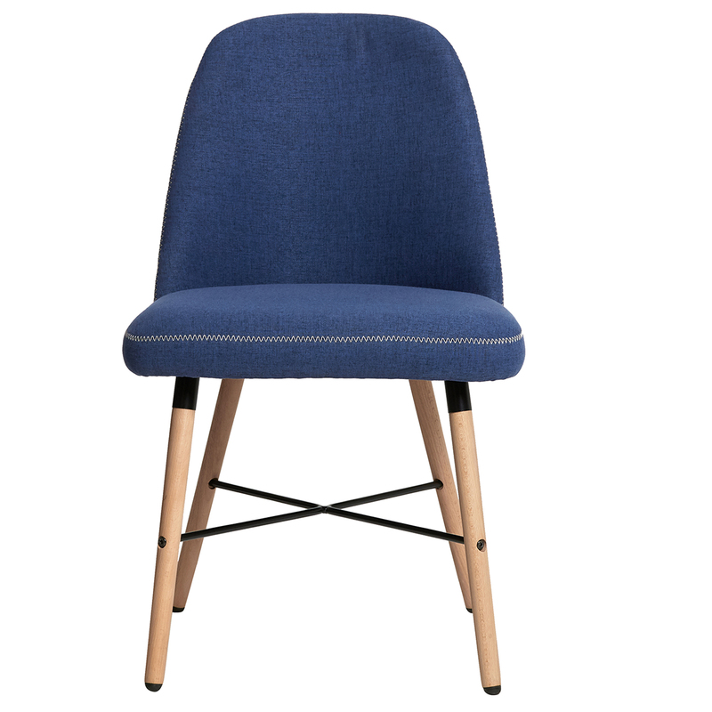 Silla comedor CANCUN tapizada en tela