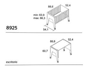 Dimensiones cuna