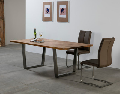 Mesa comedor roble macizo de 200x100
