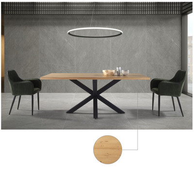 Mesa comedor nogal 200x100cm