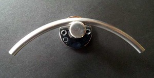 Percha inox mate y pulido