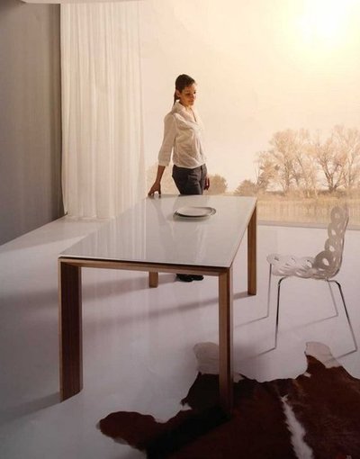 Mesa comedor Vega Tapa cristal