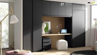 Cama abatible vertical.