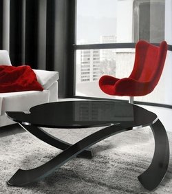 Mesa centro cristal ULISSE