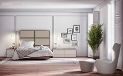 Dormitorio Marcos tapizados