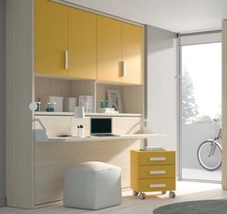 Dormitorio con cama abatible 30